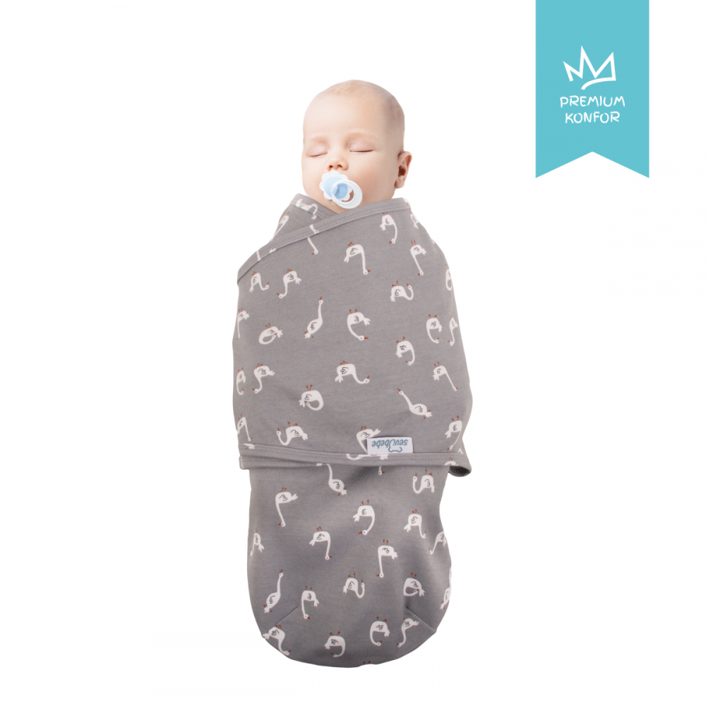 interlock-baby-swaddle قماط تركي - الصورة 1